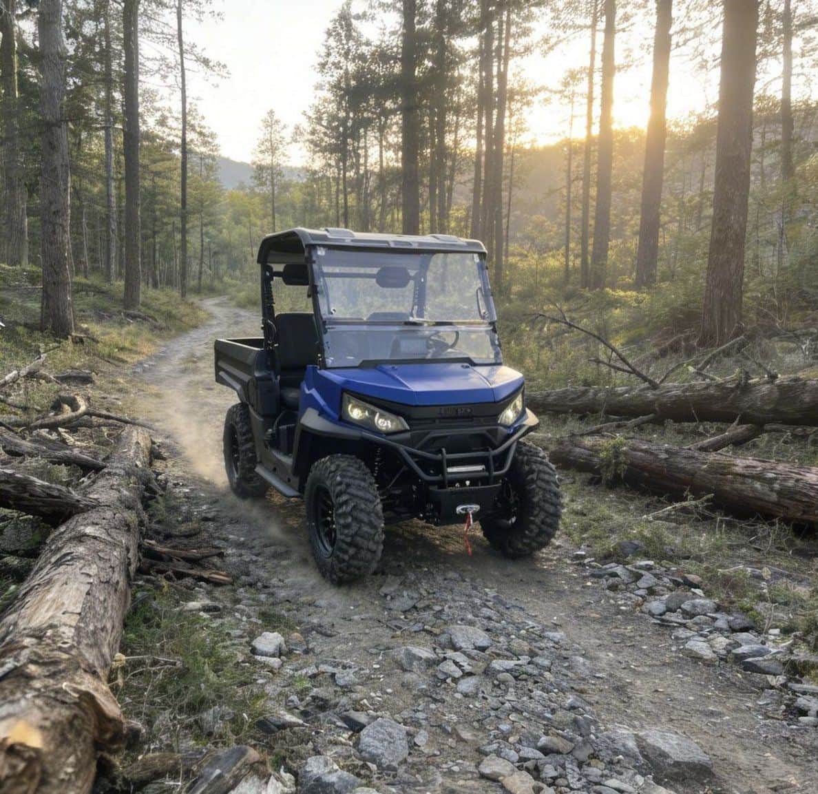 4WD इलेक्ट्रिक Ranch UTV फार्म 73.6V 150Ah कन्ट्रोलर 20KW शिखर
